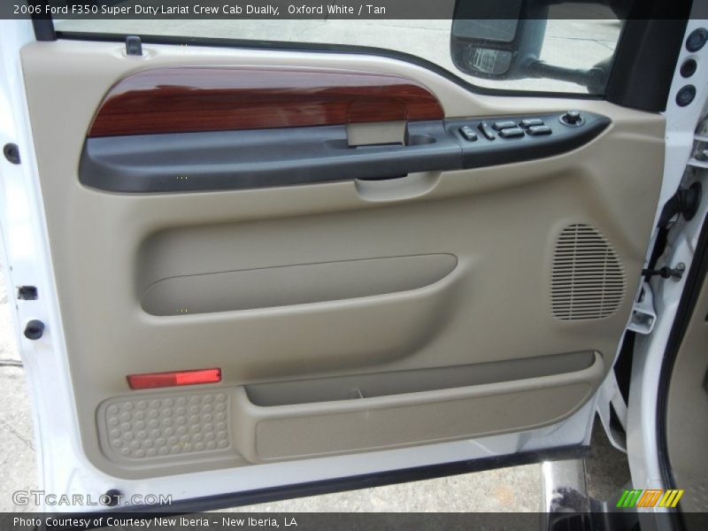 Oxford White / Tan 2006 Ford F350 Super Duty Lariat Crew Cab Dually
