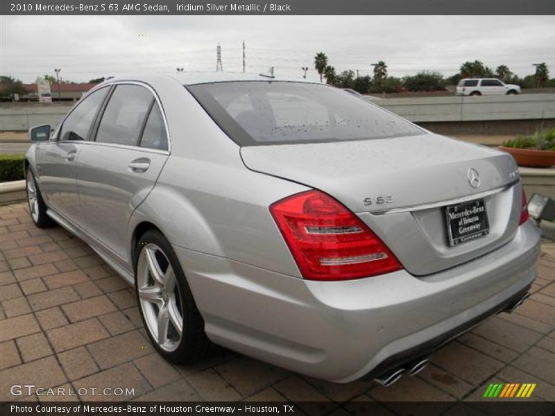 Iridium Silver Metallic / Black 2010 Mercedes-Benz S 63 AMG Sedan
