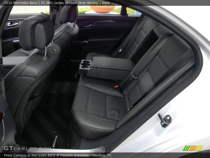 Iridium Silver Metallic / Black 2010 Mercedes-Benz S 63 AMG Sedan