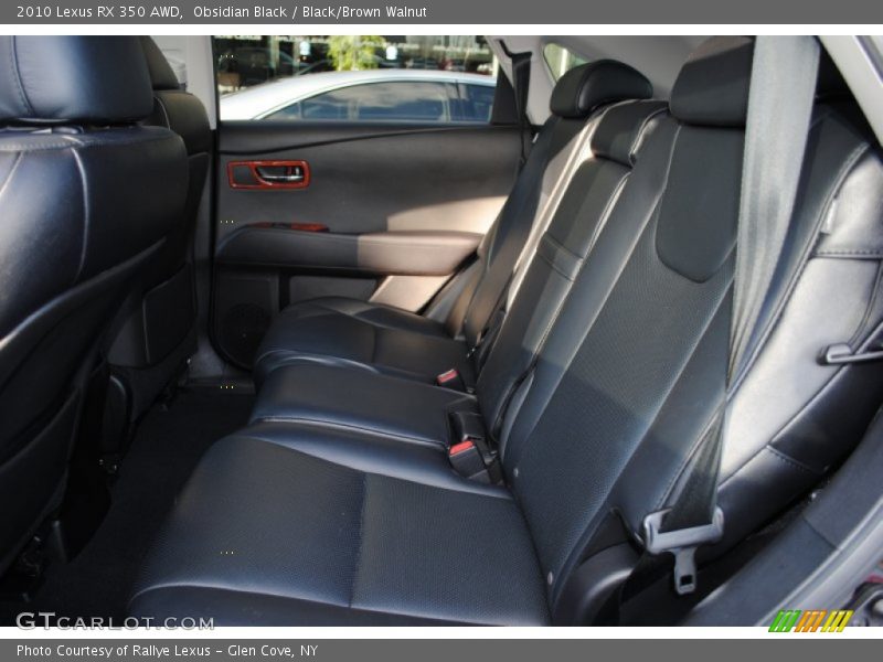 Obsidian Black / Black/Brown Walnut 2010 Lexus RX 350 AWD