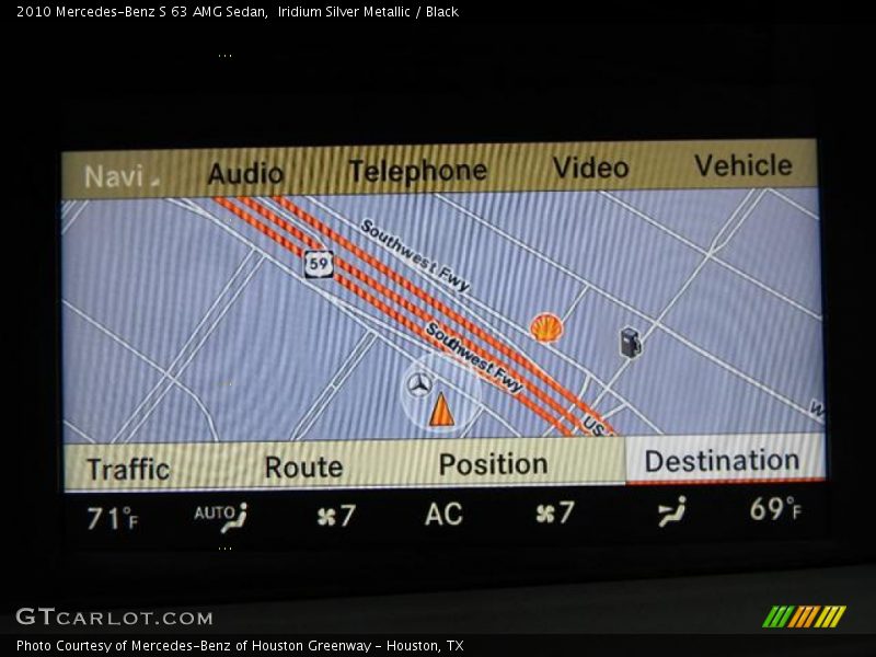 Iridium Silver Metallic / Black 2010 Mercedes-Benz S 63 AMG Sedan