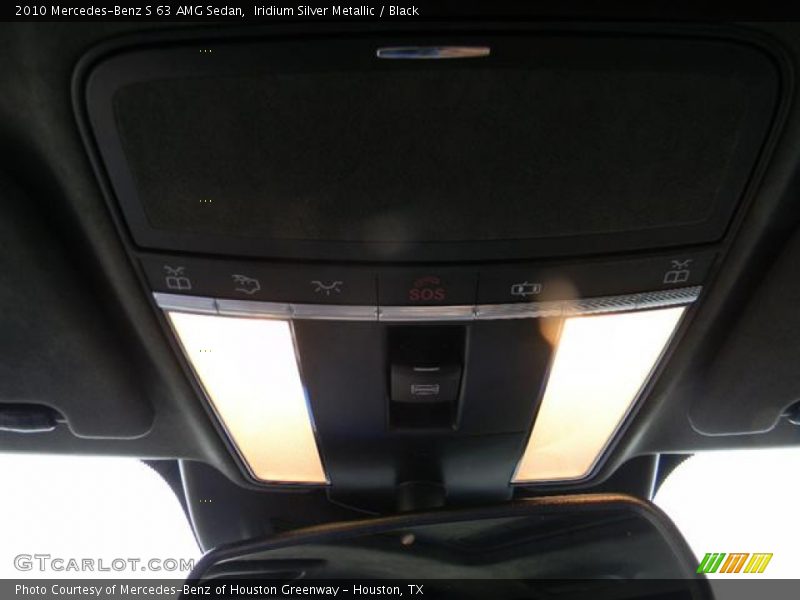 Iridium Silver Metallic / Black 2010 Mercedes-Benz S 63 AMG Sedan