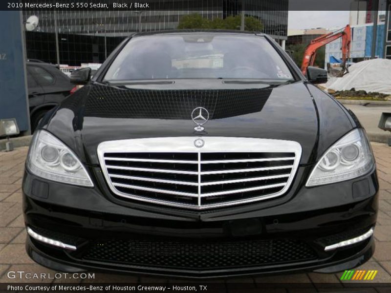 Black / Black 2010 Mercedes-Benz S 550 Sedan