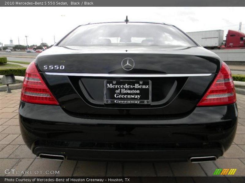 Black / Black 2010 Mercedes-Benz S 550 Sedan