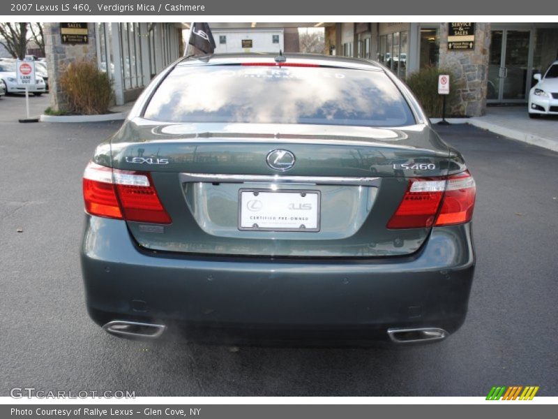 Verdigris Mica / Cashmere 2007 Lexus LS 460