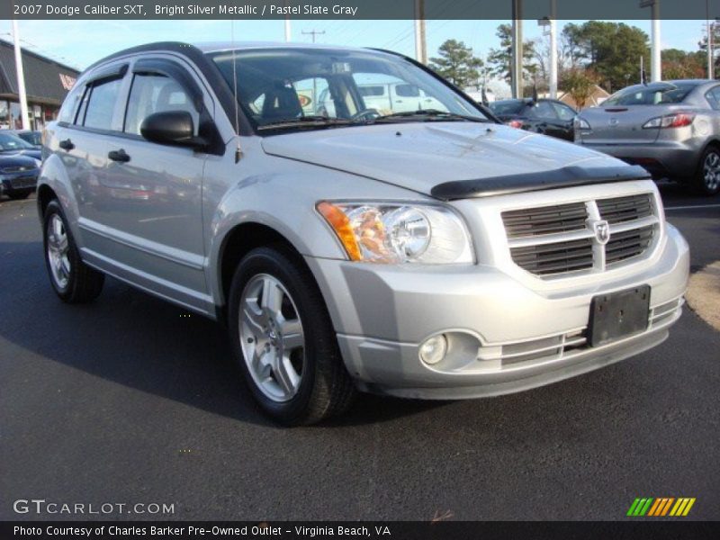 Bright Silver Metallic / Pastel Slate Gray 2007 Dodge Caliber SXT
