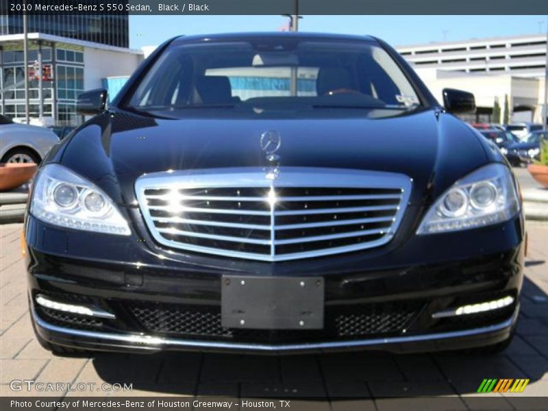 Black / Black 2010 Mercedes-Benz S 550 Sedan