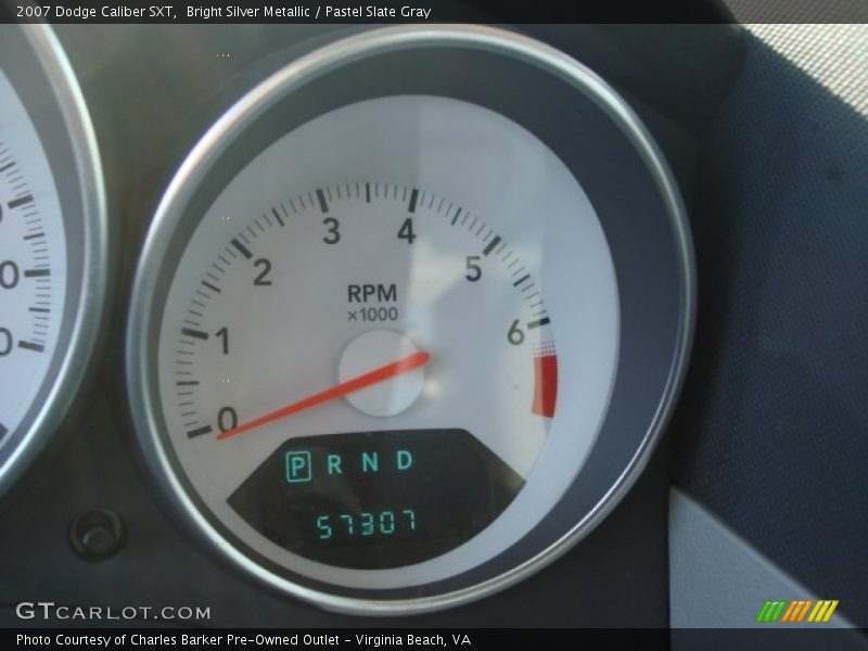 Bright Silver Metallic / Pastel Slate Gray 2007 Dodge Caliber SXT