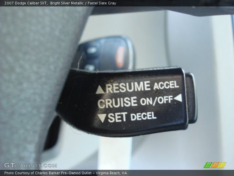 Bright Silver Metallic / Pastel Slate Gray 2007 Dodge Caliber SXT
