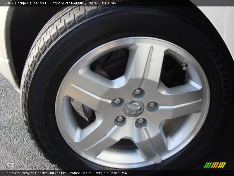 Bright Silver Metallic / Pastel Slate Gray 2007 Dodge Caliber SXT