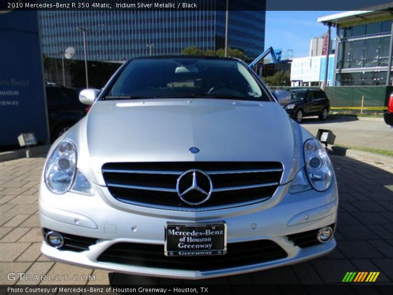 Iridium Silver Metallic / Black 2010 Mercedes-Benz R 350 4Matic