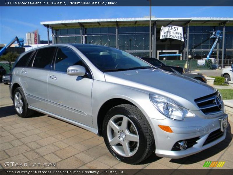 Iridium Silver Metallic / Black 2010 Mercedes-Benz R 350 4Matic