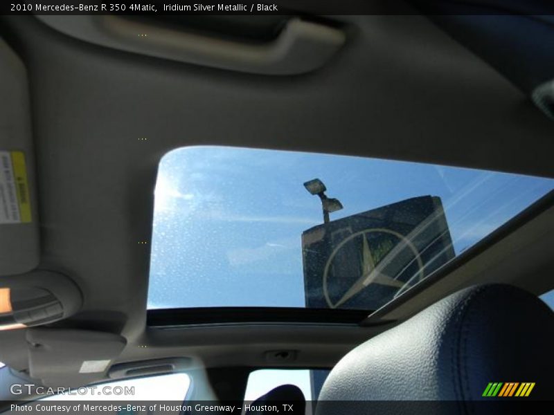 Iridium Silver Metallic / Black 2010 Mercedes-Benz R 350 4Matic