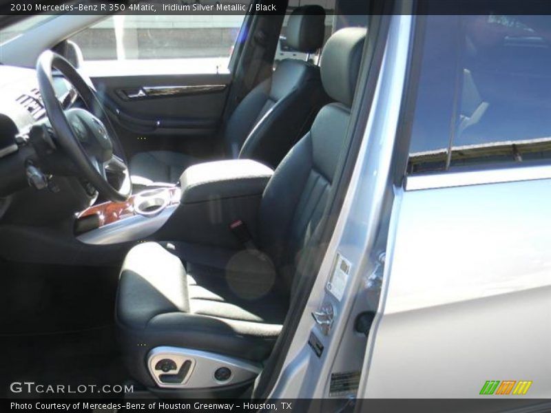 Iridium Silver Metallic / Black 2010 Mercedes-Benz R 350 4Matic