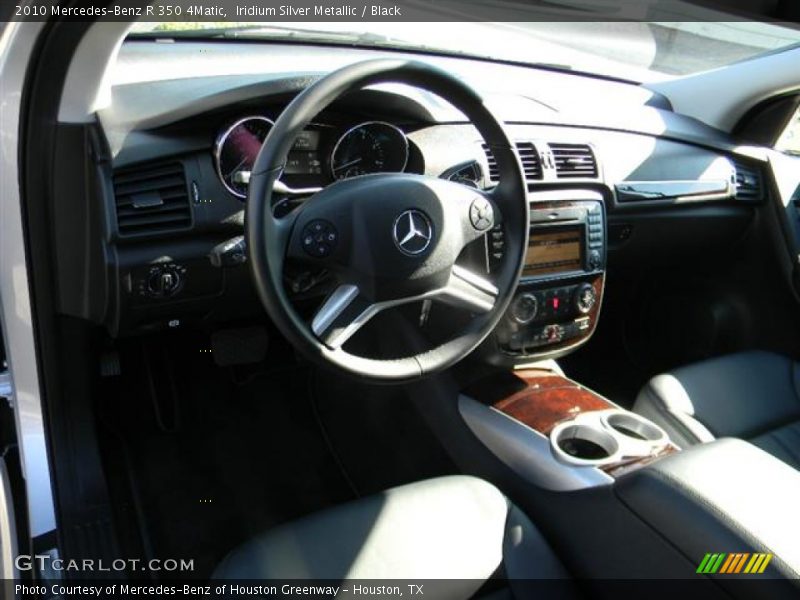 Iridium Silver Metallic / Black 2010 Mercedes-Benz R 350 4Matic