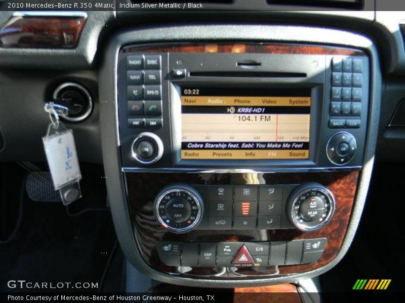 Iridium Silver Metallic / Black 2010 Mercedes-Benz R 350 4Matic