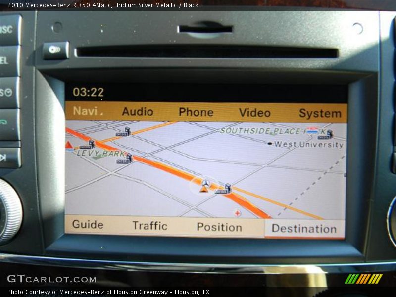 Iridium Silver Metallic / Black 2010 Mercedes-Benz R 350 4Matic