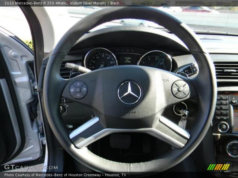 Iridium Silver Metallic / Black 2010 Mercedes-Benz R 350 4Matic