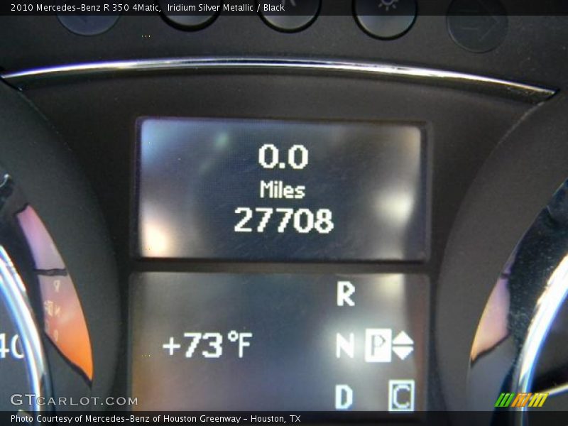 Iridium Silver Metallic / Black 2010 Mercedes-Benz R 350 4Matic