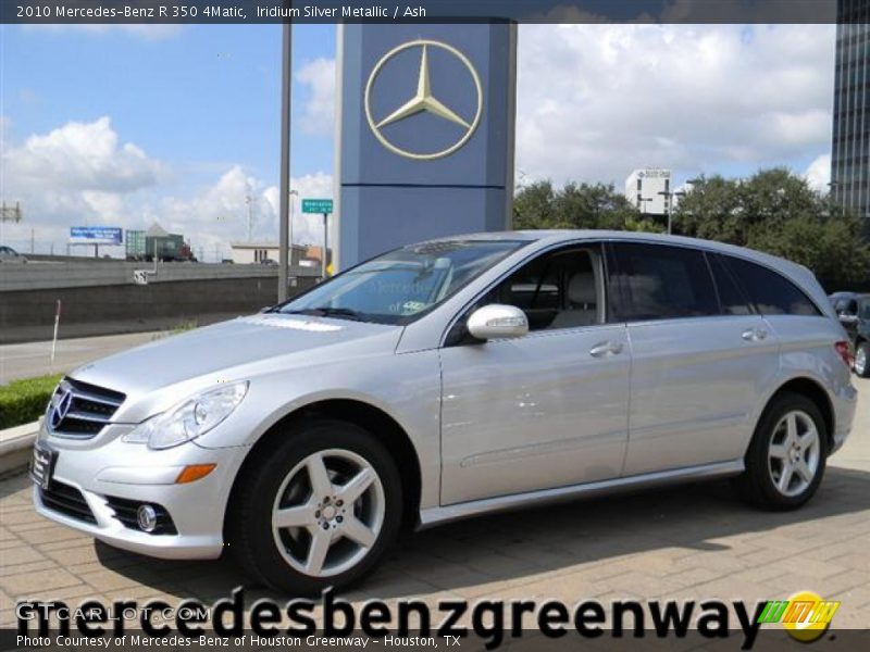 Iridium Silver Metallic / Ash 2010 Mercedes-Benz R 350 4Matic