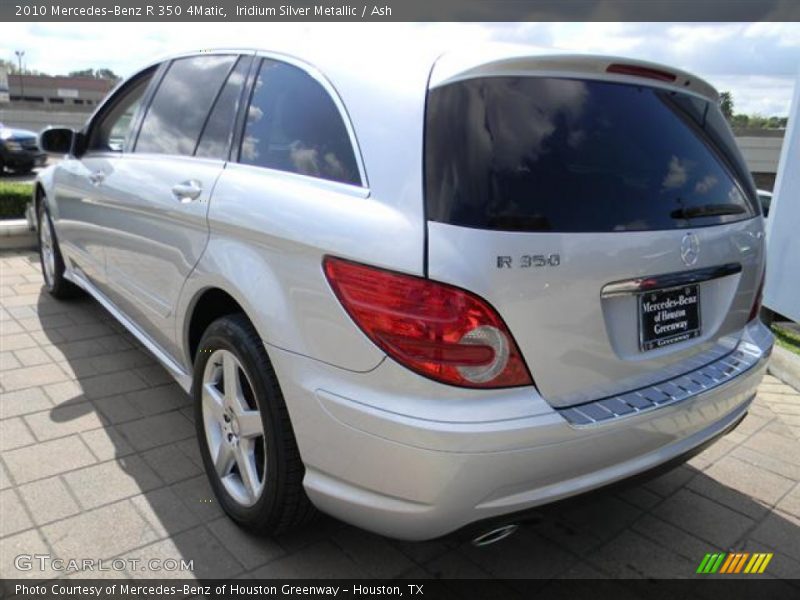 Iridium Silver Metallic / Ash 2010 Mercedes-Benz R 350 4Matic
