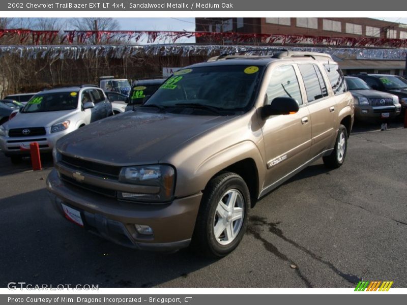 Sandalwood Metallic / Medium Oak 2002 Chevrolet TrailBlazer EXT LT 4x4