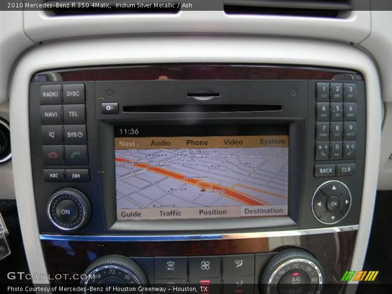 Navigation of 2010 R 350 4Matic