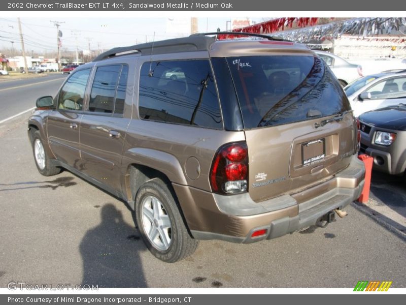 Sandalwood Metallic / Medium Oak 2002 Chevrolet TrailBlazer EXT LT 4x4