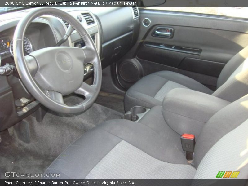 Silver Birch Metallic / Medium Pewter 2008 GMC Canyon SL Regular Cab