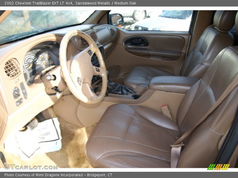 Sandalwood Metallic / Medium Oak 2002 Chevrolet TrailBlazer EXT LT 4x4