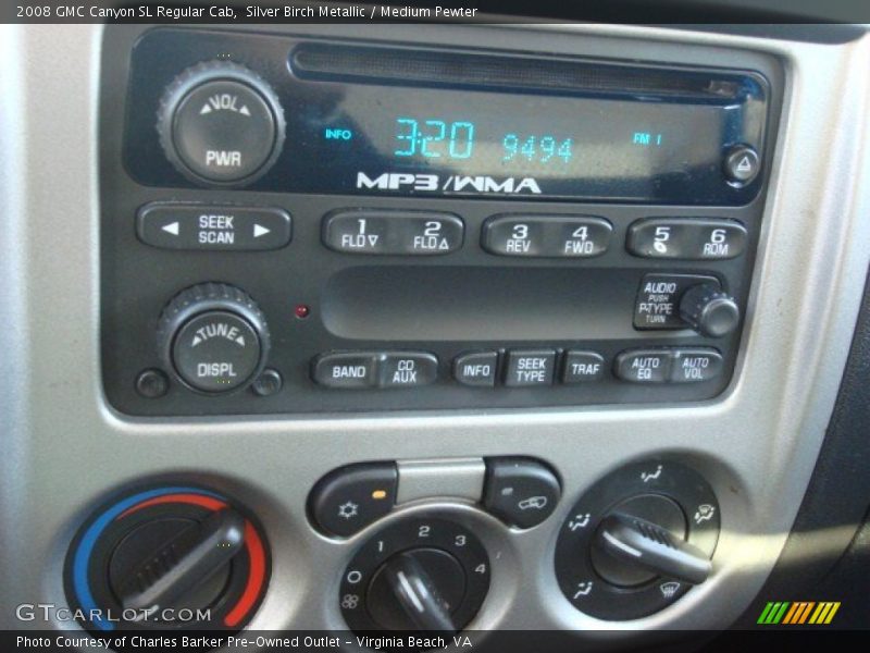 Audio System of 2008 Canyon SL Regular Cab