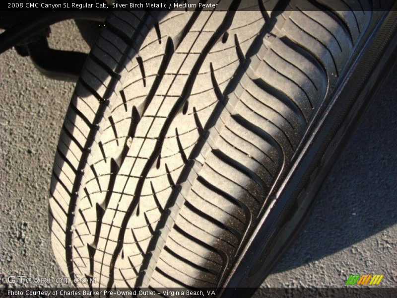 Silver Birch Metallic / Medium Pewter 2008 GMC Canyon SL Regular Cab