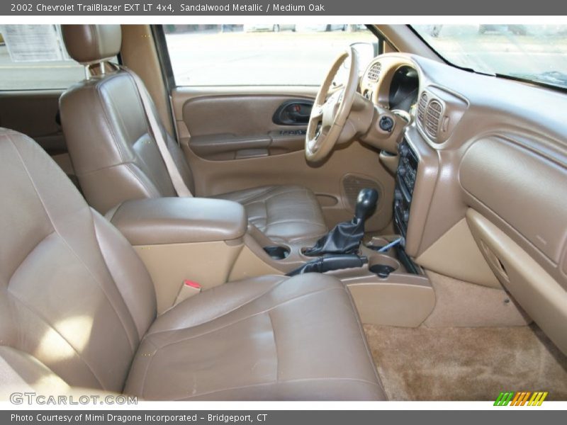 Sandalwood Metallic / Medium Oak 2002 Chevrolet TrailBlazer EXT LT 4x4