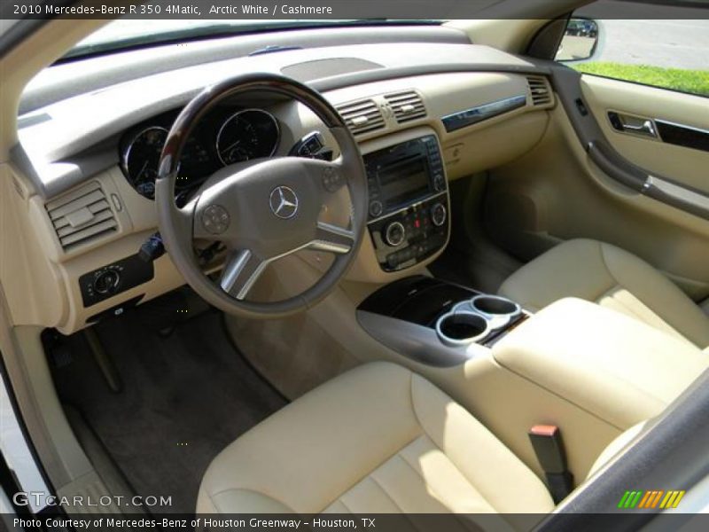  2010 R 350 4Matic Cashmere Interior