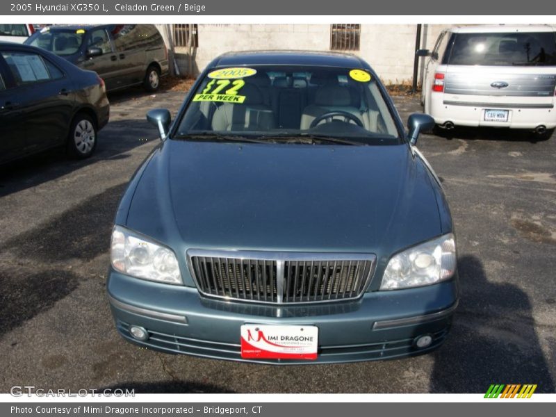 Celadon Green / Beige 2005 Hyundai XG350 L