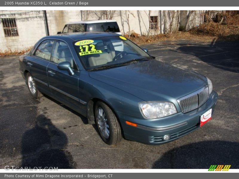 Celadon Green / Beige 2005 Hyundai XG350 L