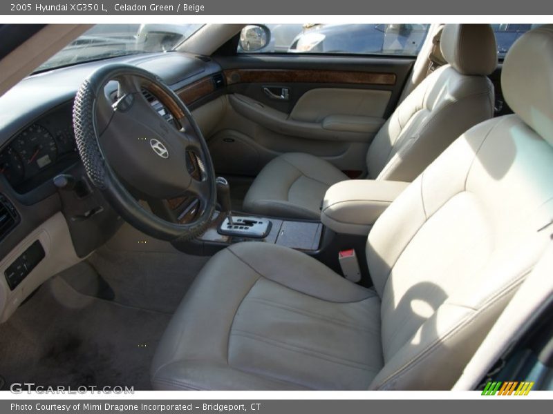 Celadon Green / Beige 2005 Hyundai XG350 L