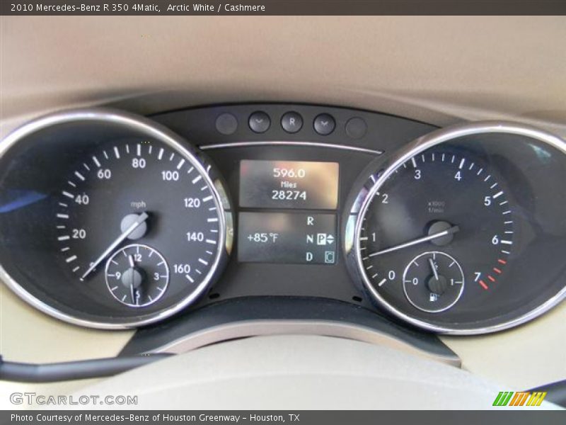 Arctic White / Cashmere 2010 Mercedes-Benz R 350 4Matic