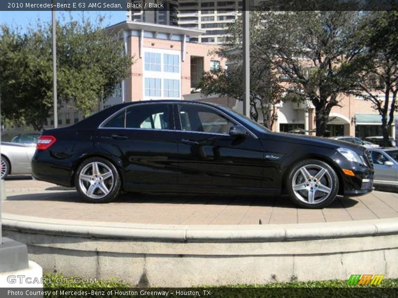 Black / Black 2010 Mercedes-Benz E 63 AMG Sedan