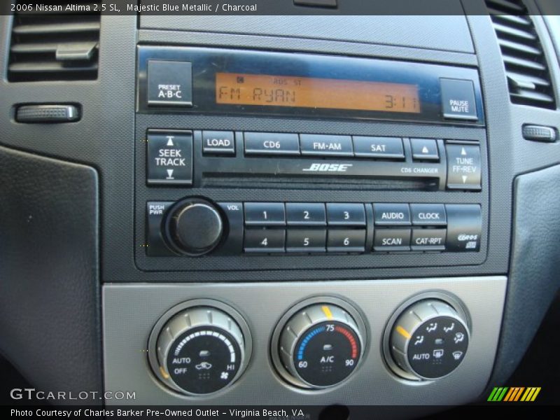 Majestic Blue Metallic / Charcoal 2006 Nissan Altima 2.5 SL