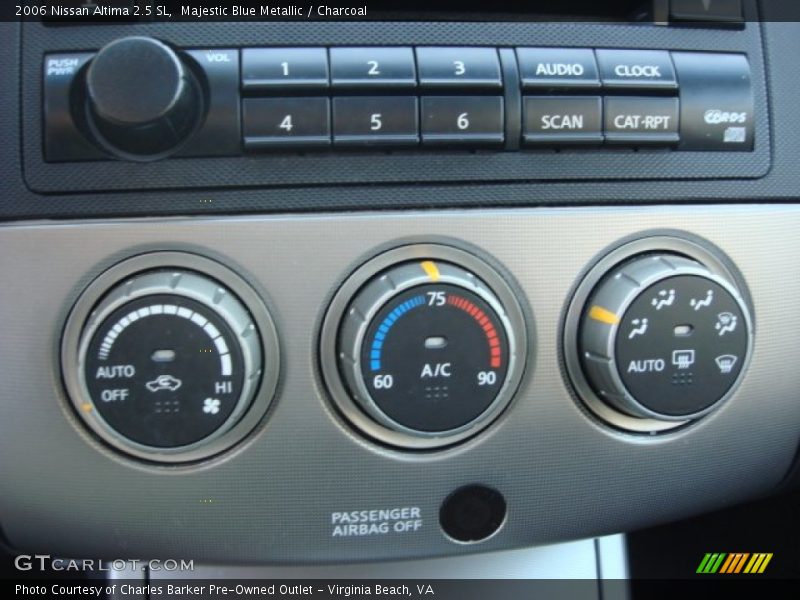 Majestic Blue Metallic / Charcoal 2006 Nissan Altima 2.5 SL