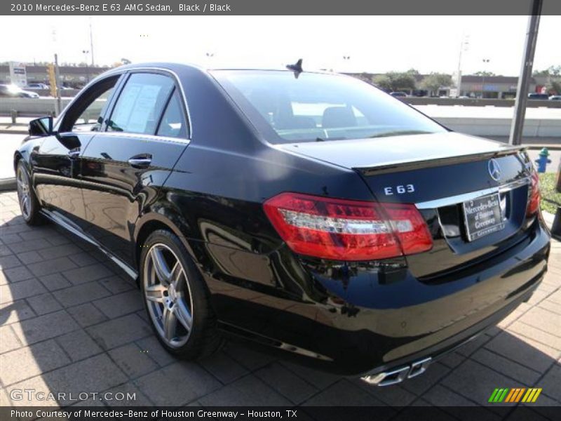 Black / Black 2010 Mercedes-Benz E 63 AMG Sedan