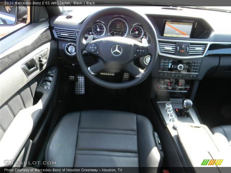 Black / Black 2010 Mercedes-Benz E 63 AMG Sedan