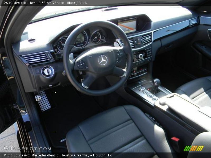 Black / Black 2010 Mercedes-Benz E 63 AMG Sedan