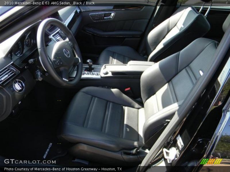 Black / Black 2010 Mercedes-Benz E 63 AMG Sedan