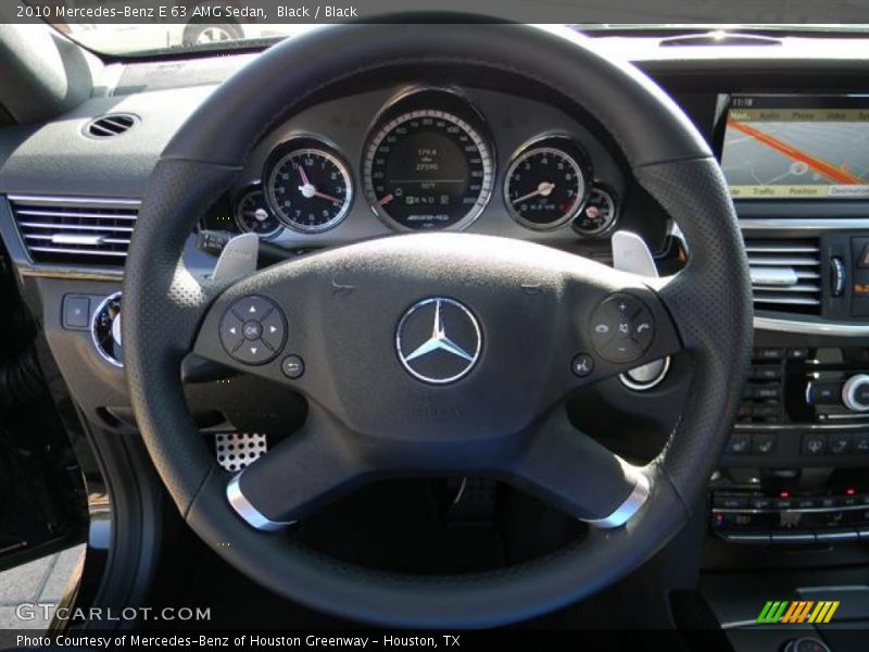 Black / Black 2010 Mercedes-Benz E 63 AMG Sedan