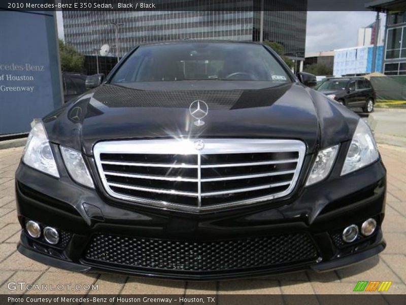 Black / Black 2010 Mercedes-Benz E 350 Sedan