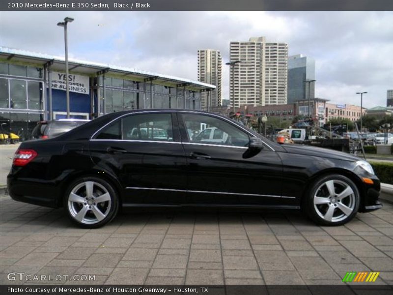 Black / Black 2010 Mercedes-Benz E 350 Sedan