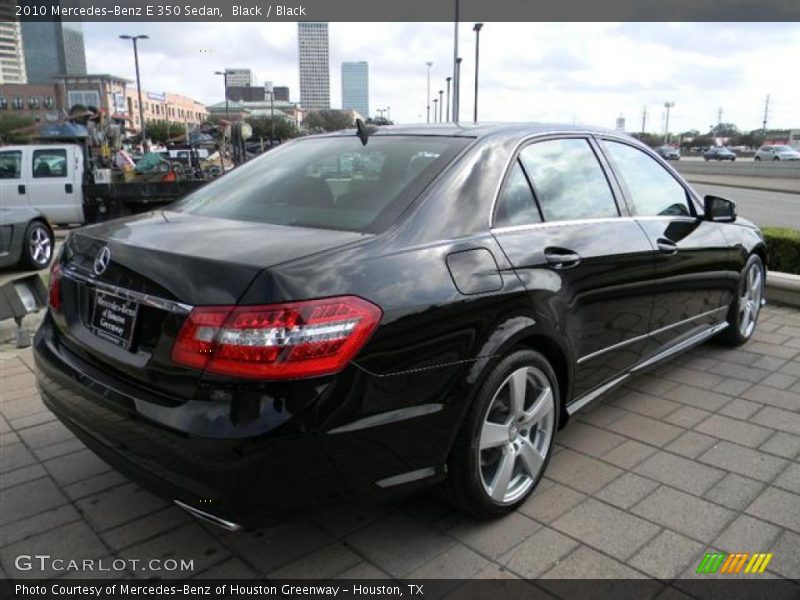 Black / Black 2010 Mercedes-Benz E 350 Sedan