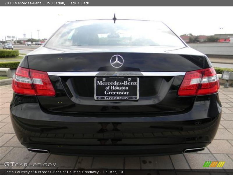 Black / Black 2010 Mercedes-Benz E 350 Sedan